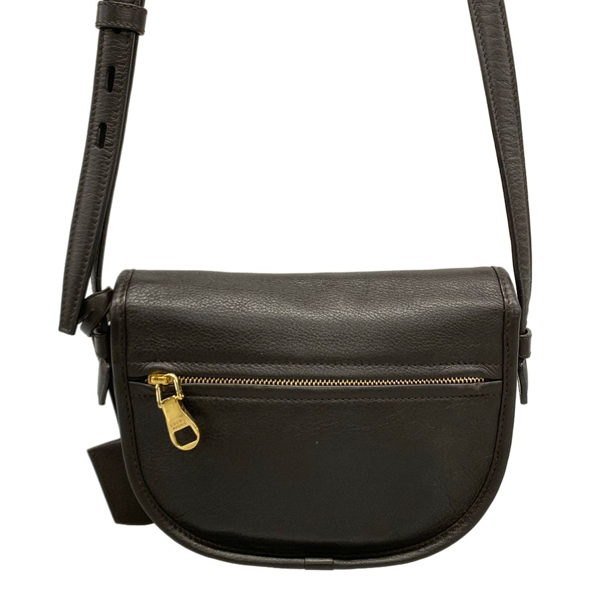 LOEWE(ロエベ) ショルダーバッグ ヘリテージ ダークブラウン レザー 