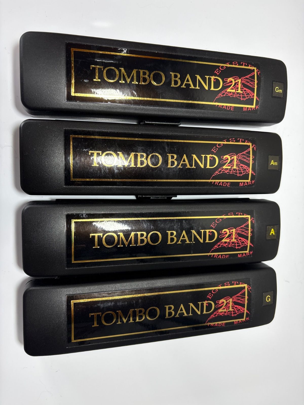 TOMBO ハーモニカ 5本＋ケース - メルカリ