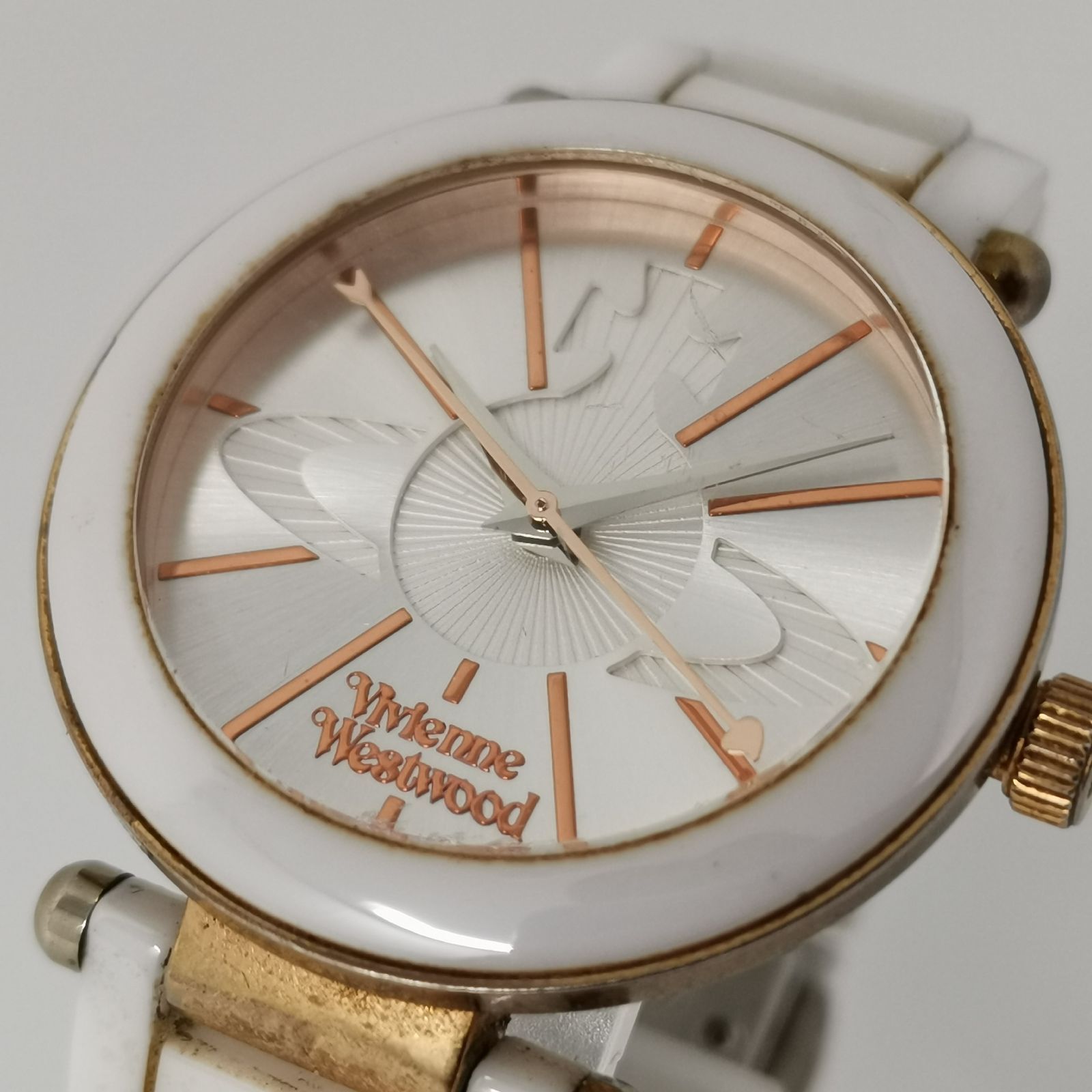 Vivienne Westwood 時計 レディース VV067RSWH 動作未確認品 中古品