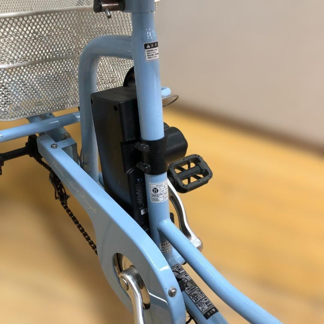 電動アシスト三輪自転車 ミムゴ MG-TRM20EB 前後大型カゴ付き 三輪自転車 買い物用 高齢者向け 安定走行 シニアカー代替モデル 電動三輪車 動作確認済  【糸島市内 送料無料】 260405-2 電動アシスト三輪自転車 ミムゴ MG-TRM20EB 前後大型カゴ付き 三輪