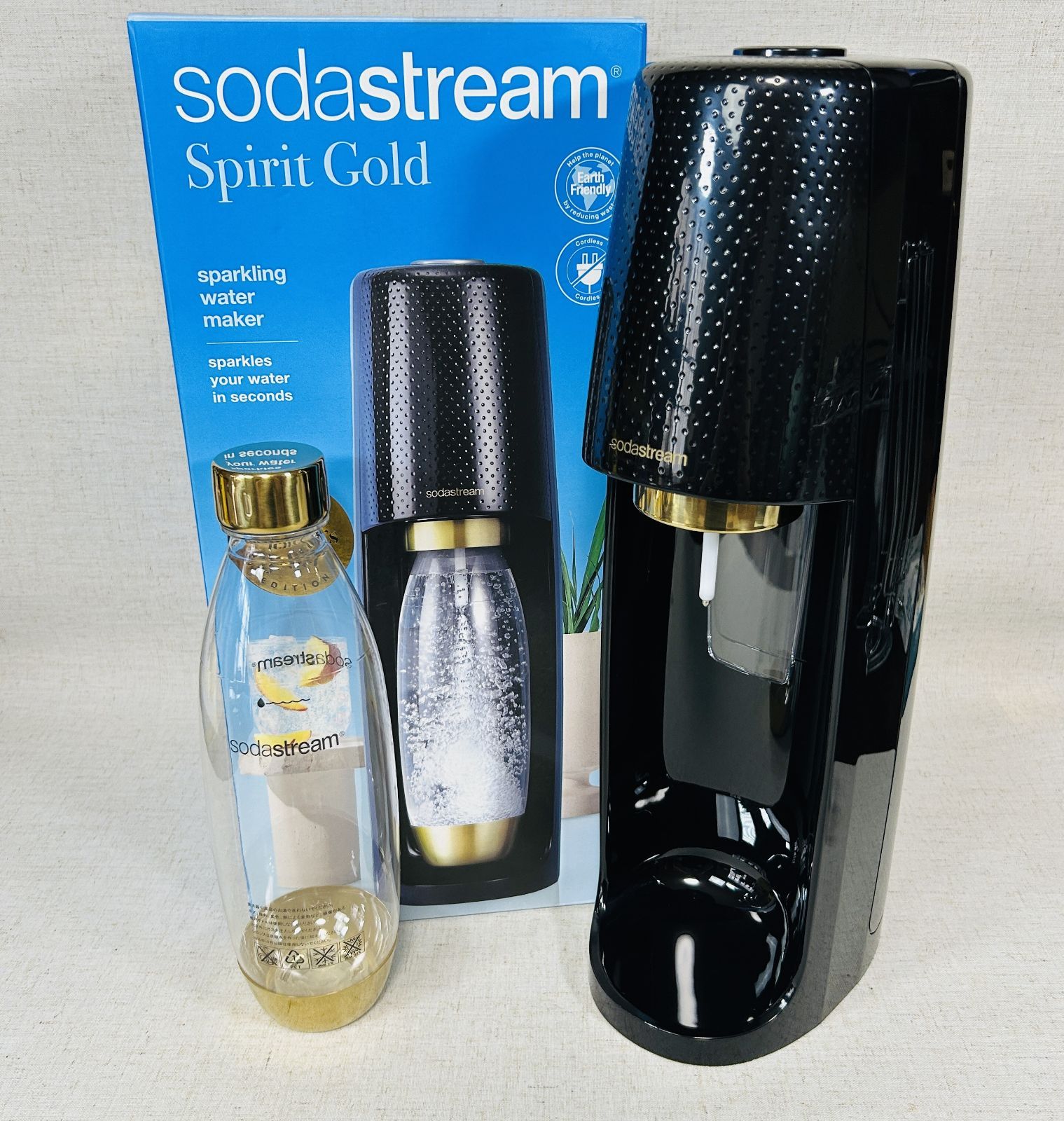sodastream Spirit Gold 炭酸水メーカー sodastream SPIRIT 炭酸水メーカー 生活家電 sodastream Spirit Gold