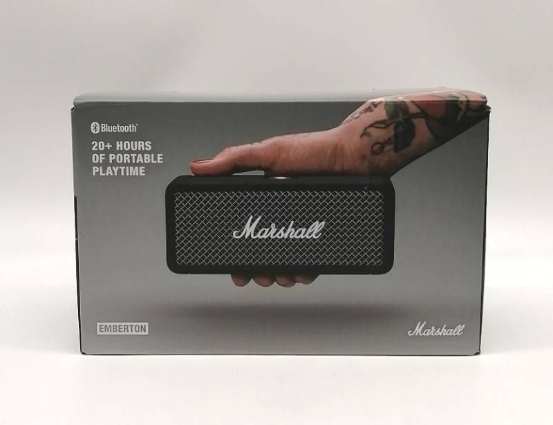 正規代理店 シール添付Marshall ワイヤレスポータブル防水スピーカー