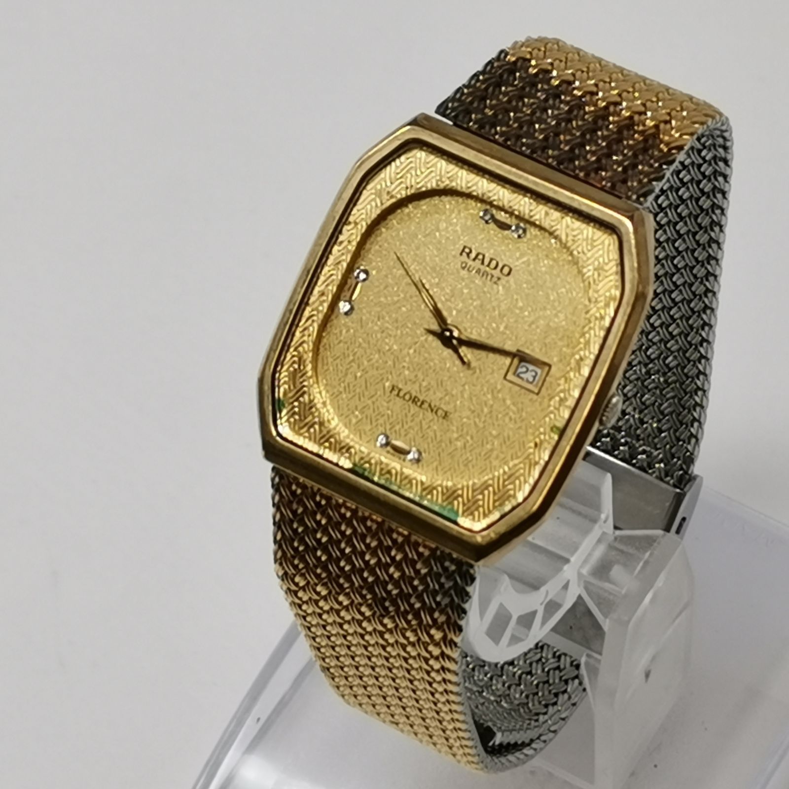 RADO FLORENCE クォーツ ゴールドカラー 時計 中古品 動作未確認 管理 