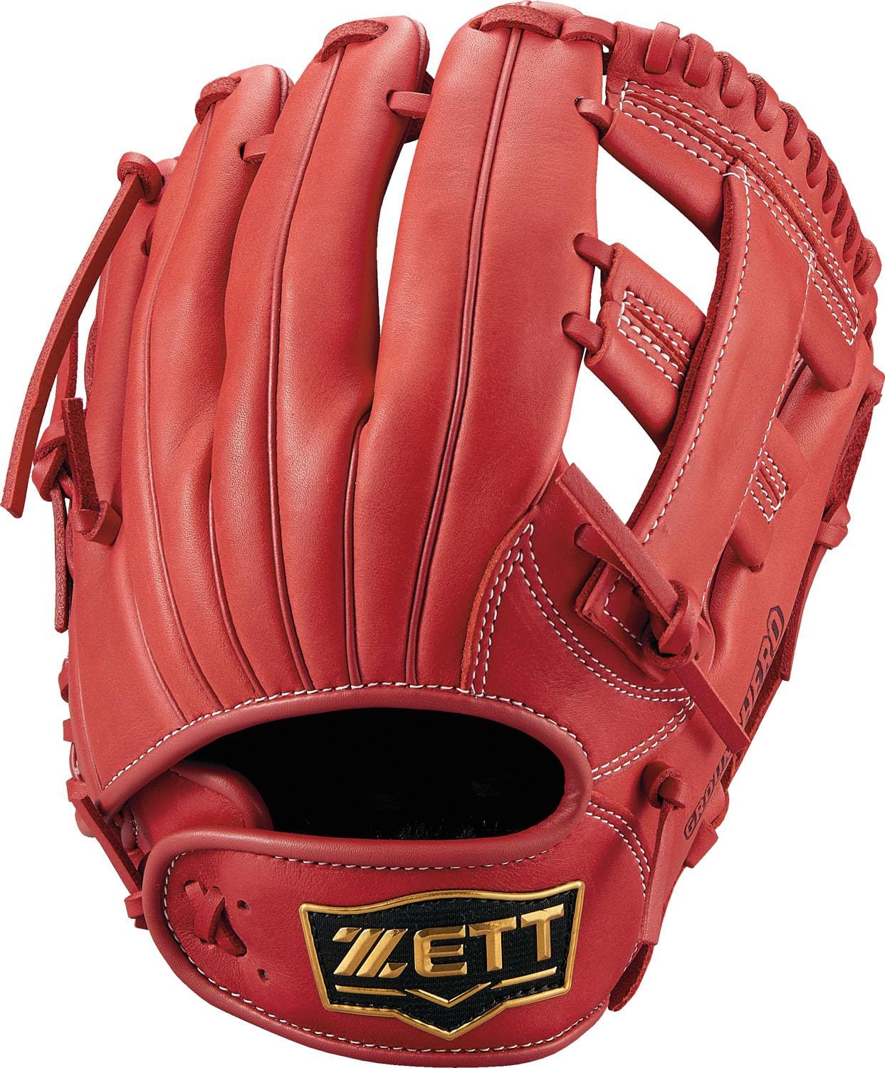 新品 ゼット(ZETT) 少年野球 軟式 グラブ (グローブ) グランドヒーロー オールラウンド 左投げ用 レッド(6400) BJGB76420