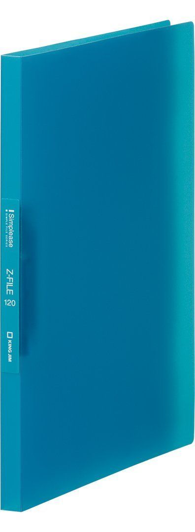 新品 キングジム とじ具ファイル シンプリーズ 578TSP A4 10冊入 青