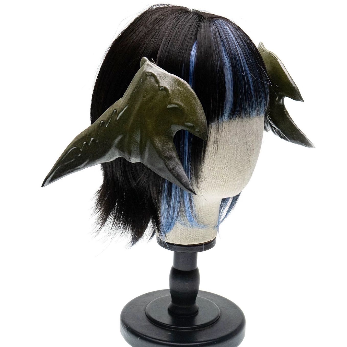 FF14 アウラ 羽角 ウィッグ 鱗 尻尾 セット FF14 アウラ 羽角 角・鱗 コスプレ 小道具 - メルカリ