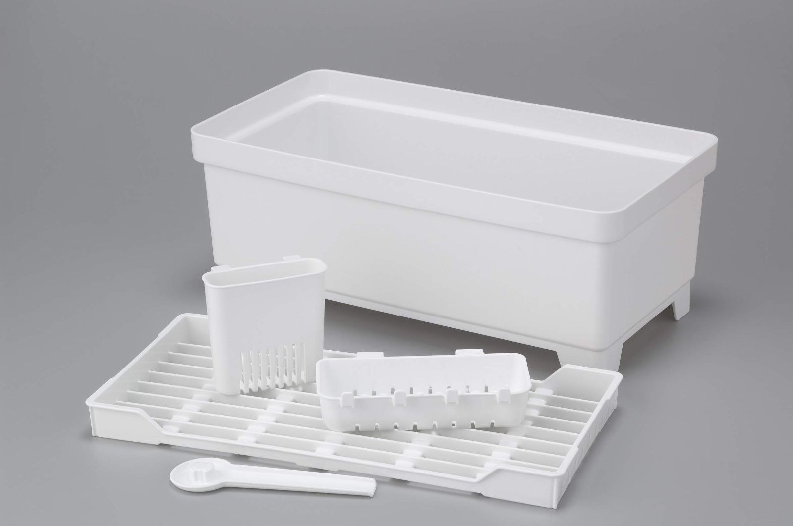 【売切注意】 日本製 0048 食器水切り セパレ 約22×42×高さ16cm ホワイト 水切りラック イノマタ化学 【売切注意】 日本製 0048 食器水切り セパレ 約22×42×高さ16cm ホワイト 水切りラック イノマタ化学