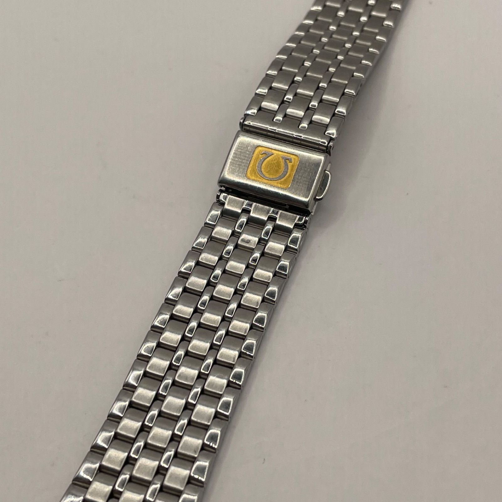 純正】オメガ OMEGA ラグ幅18mm ブレスレット 金ロゴ コンステ 