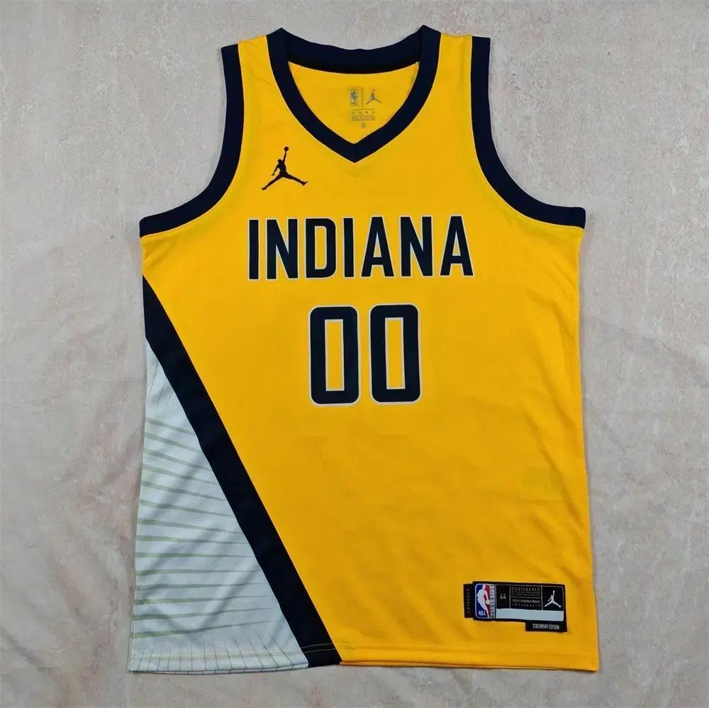 NBA ウォリアーズ 00 番 ベネディクト マーサリン イェロー バスケタンク HOT Face the Sun プレス