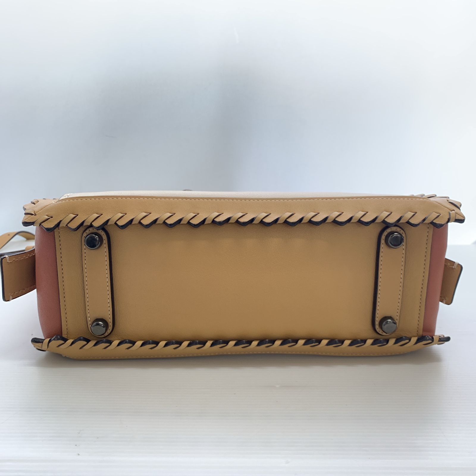 COACH コーチ ドリーマー カラーブロック サッチェル 2way 