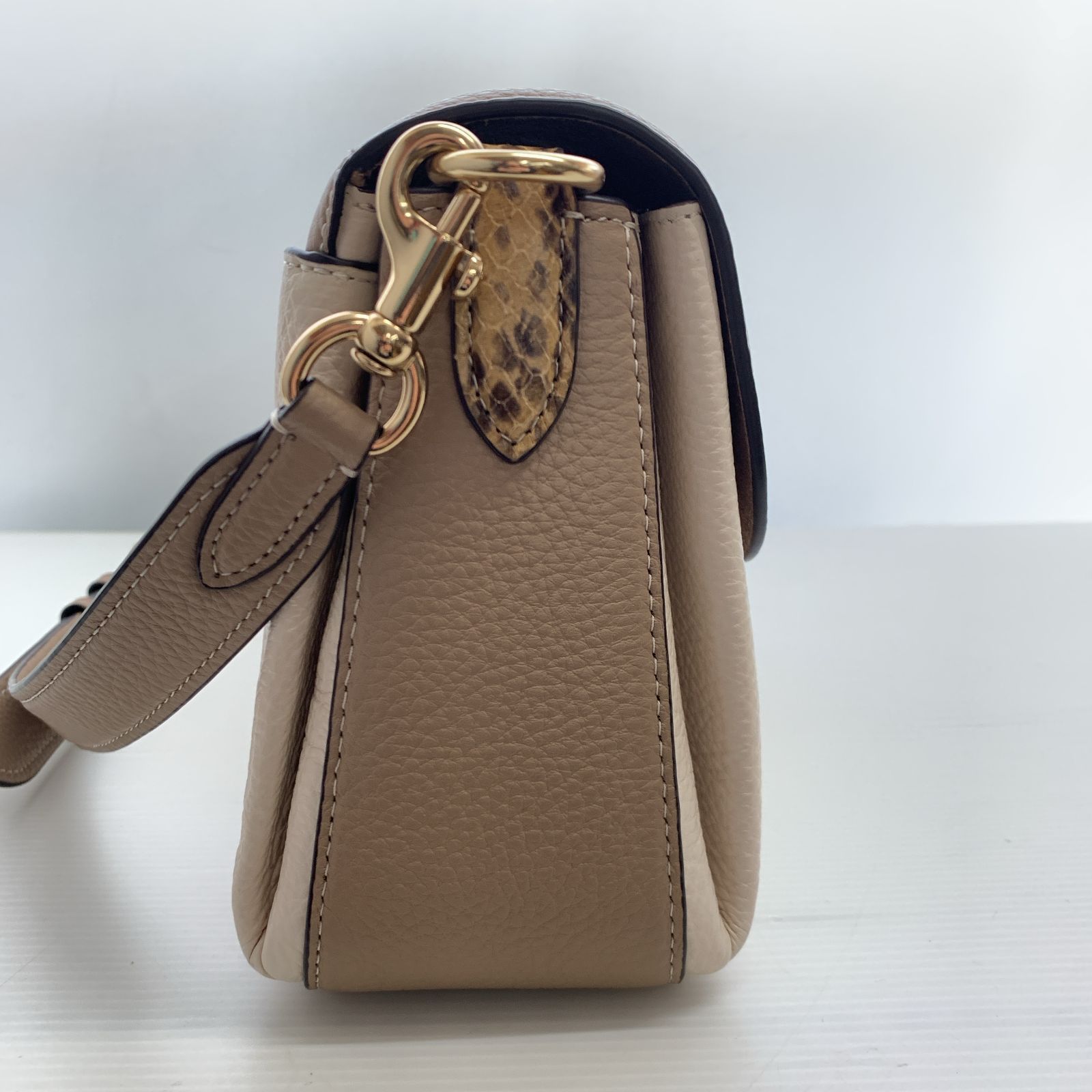 COACH コーチ グレース カラーブロック パイソン CD483 2way 