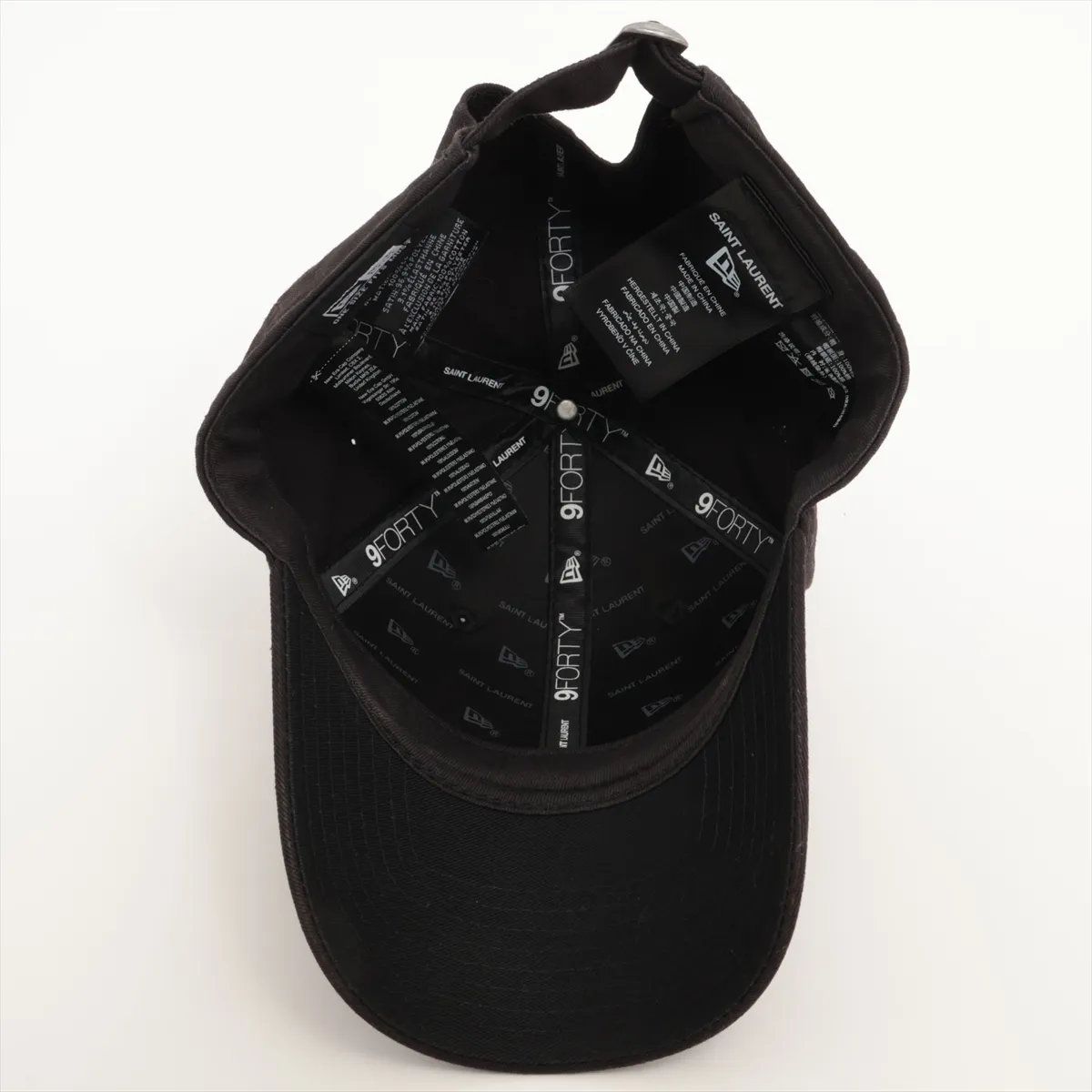美品 サンローラン パリ × ニューエラ YSLロゴ 9forty ベースボール