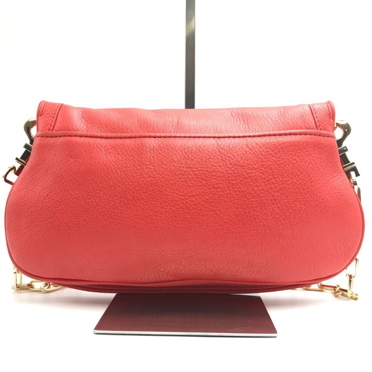 美品 Tory Burch トリーバーチ ショルダーバッグ チェーン レッド系 
