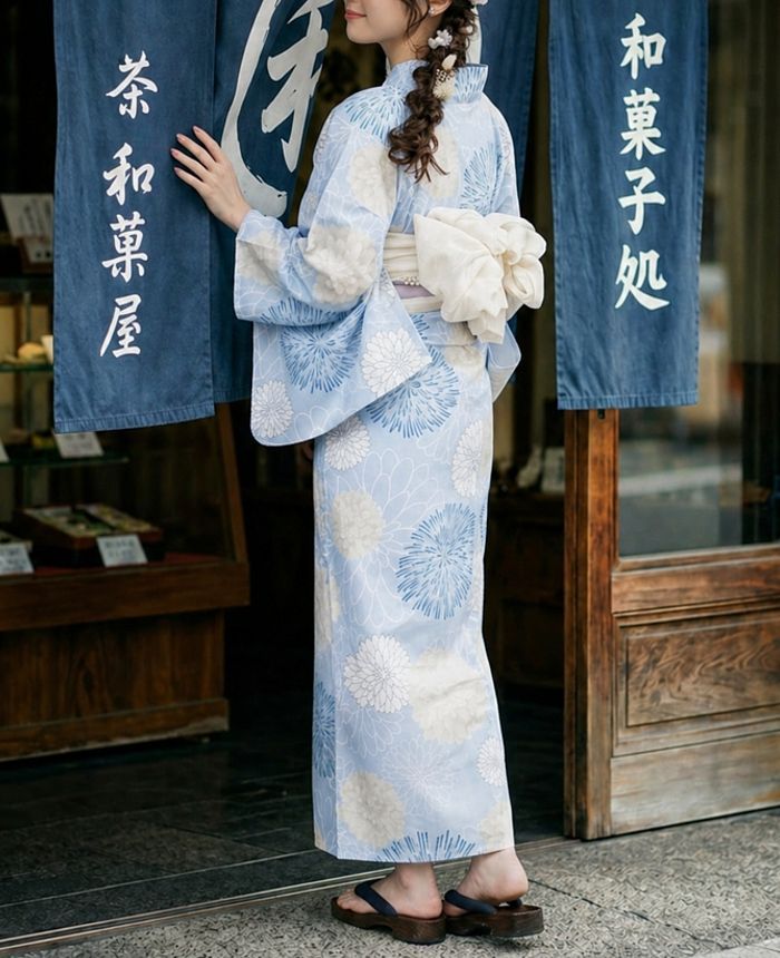2026年販売開始！ 牡丹花火 【F】簡単！1人で着れる綿 セパレート浴衣3点セット（二部式浴衣+帯）/セパレート浴衣 浴衣セット 夏着物 綿100% レディース 二部式 セパレート 和服 和装 花火大会 夏祭り 盆踊り フリーサイズ 8,432円