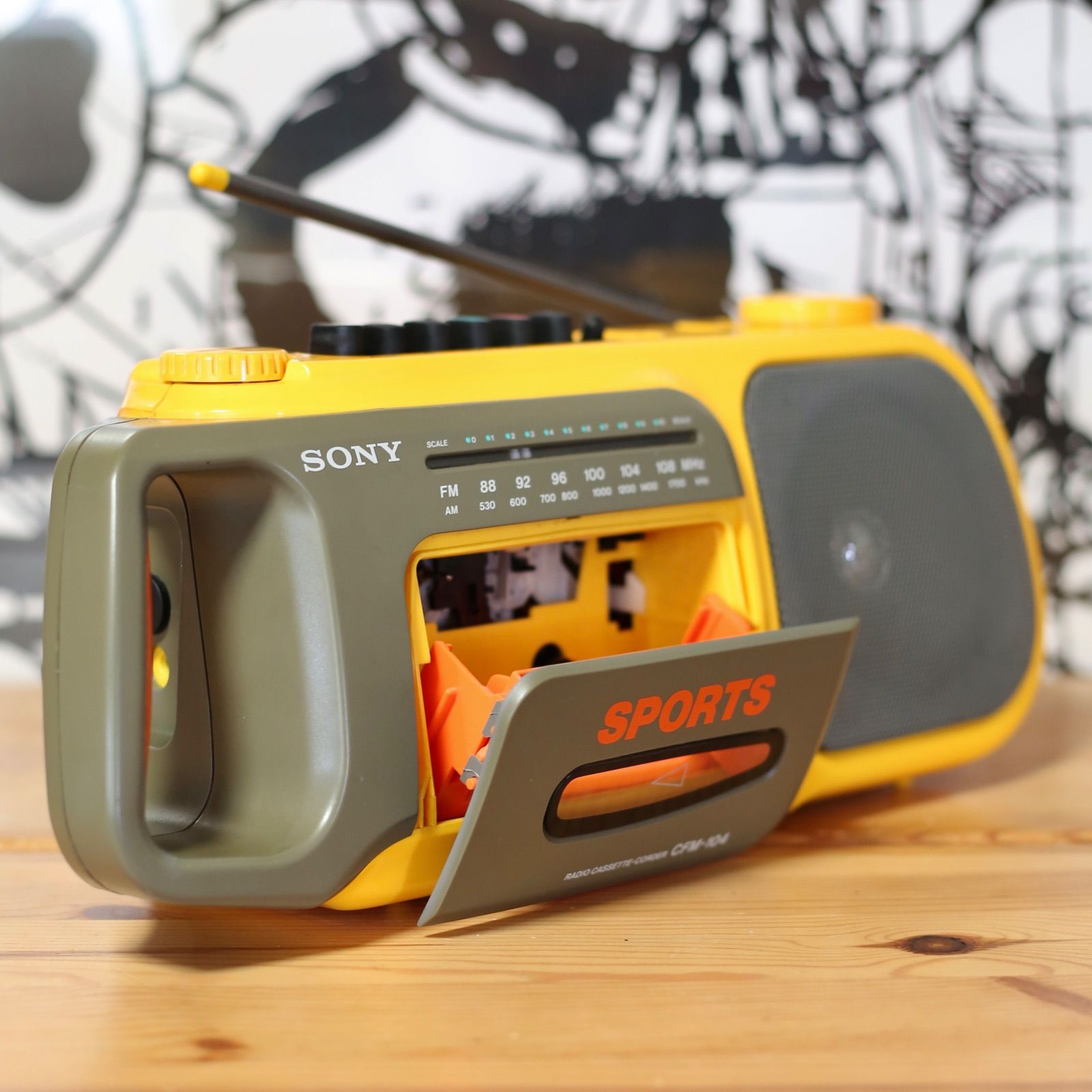 SONY SPORTS CFM-104 モノラルラジカセ 整備済 動作品 - メルカリ