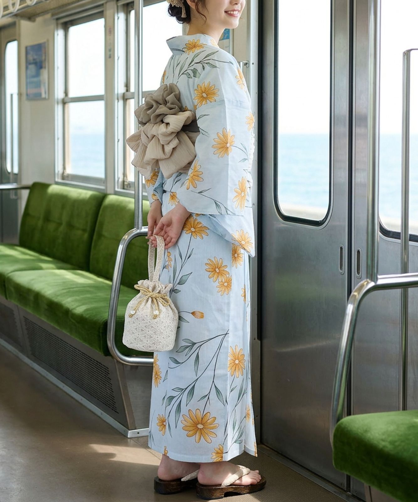 2026年販売開始！マーガレット 【F】簡単！1人で着れる 綿 浴衣 レディース セパレート 浴衣 3点セット 二部式 浴衣+帯 セパレート浴衣 花火大会 夏祭り 盆踊り フリーサイズ ワンピース浴衣 は下のこのショップの商品をすべて見るよりご覧ください