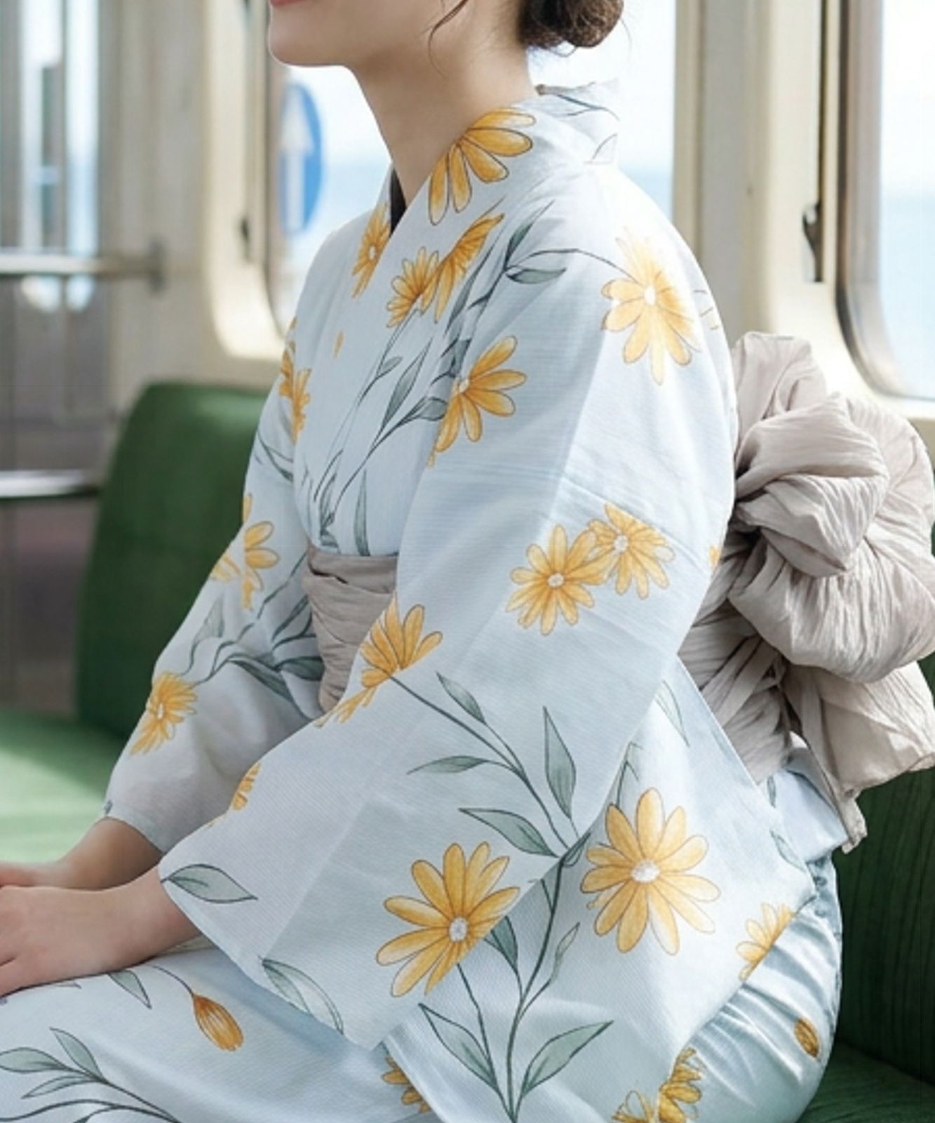 2026年販売開始！マーガレット 【F】簡単！1人で着れる 綿 浴衣 レディース セパレート 浴衣 3点セット 二部式 浴衣+帯 セパレート浴衣 花火大会 夏祭り 盆踊り フリーサイズ ワンピース浴衣 は下のこのショップの商品をすべて見るよりご覧ください