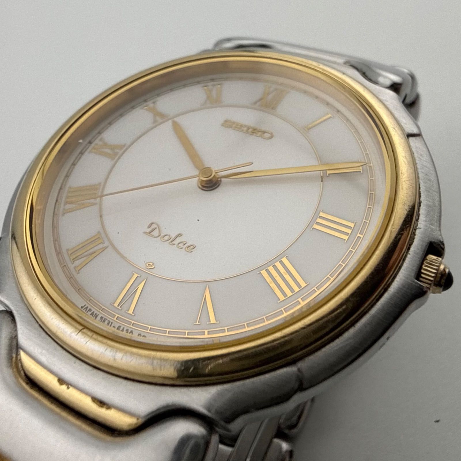 SEIKO セイコー DOLCE ドルチェ 5E31-6A20 メンズ 腕時計 ジャンク 不 