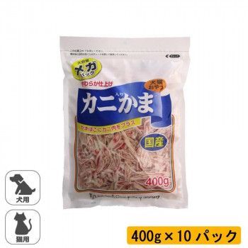 フジサワ 犬猫用 カニ入りかま メガパック 400g×10パック 送料無料 ペット用品 ペットグッズ 犬 いぬ 猫 ねこ ネコ 小動物 通販 16,376円