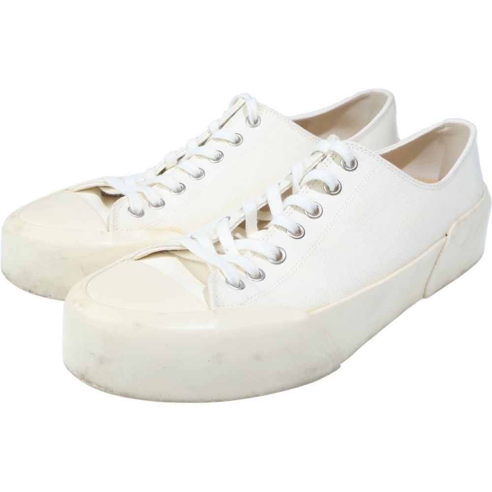 JIL SANDER (ジルサンダー) LOW TOP CANVAS SNEAKERS レースアップ