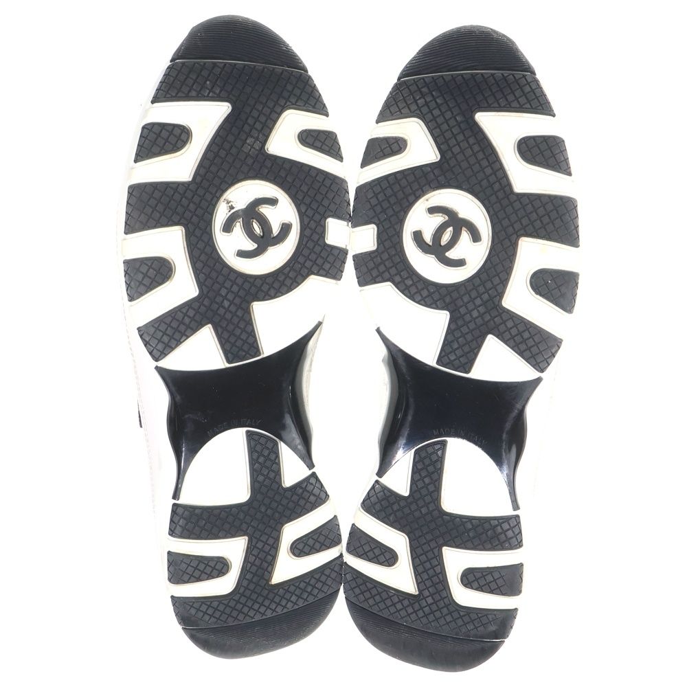 CHANEL (シャネル) ココマーク スエード レザー ローカットスニーカー