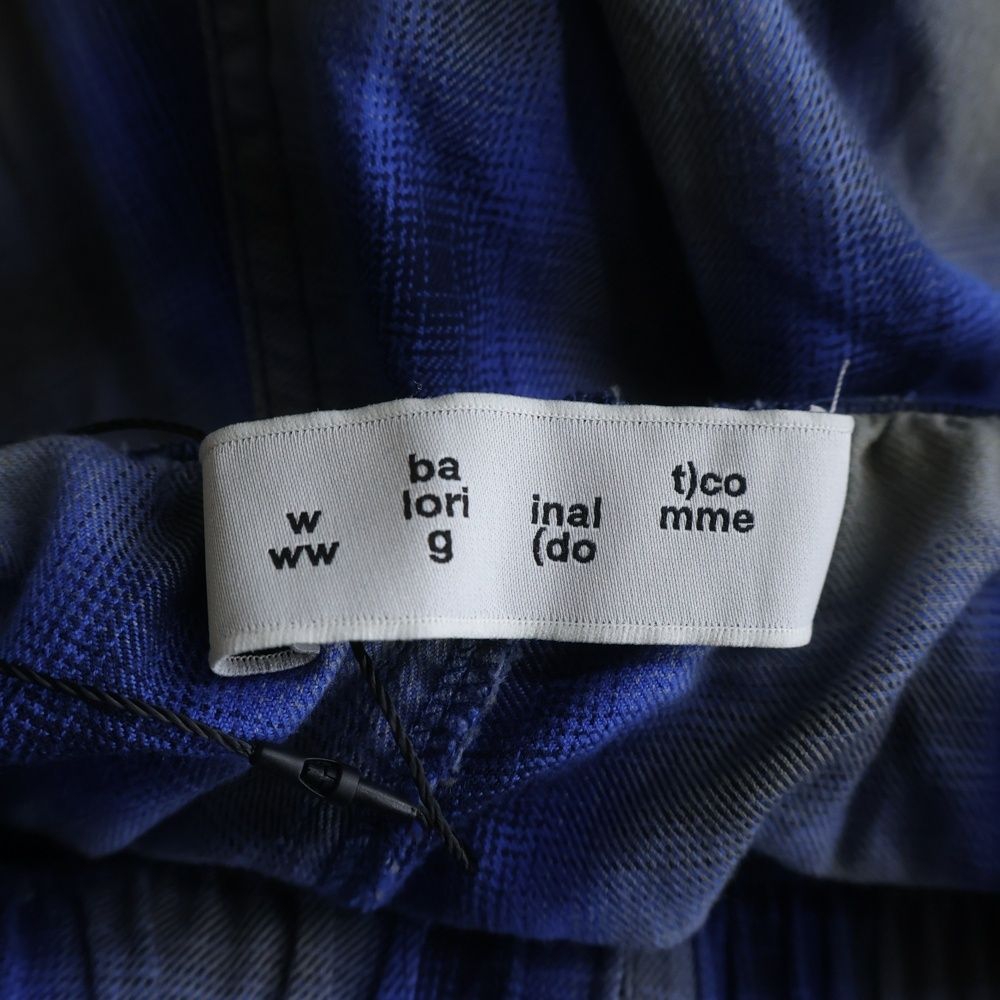 bal (バル) PLAID WIDE MOUNTAIN PANT チェックワイドマウンテンパンツ