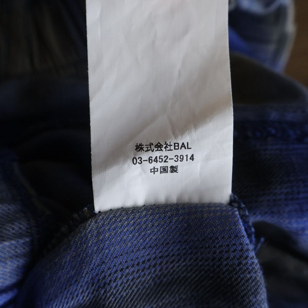 bal (バル) PLAID WIDE MOUNTAIN PANT チェックワイドマウンテンパンツ