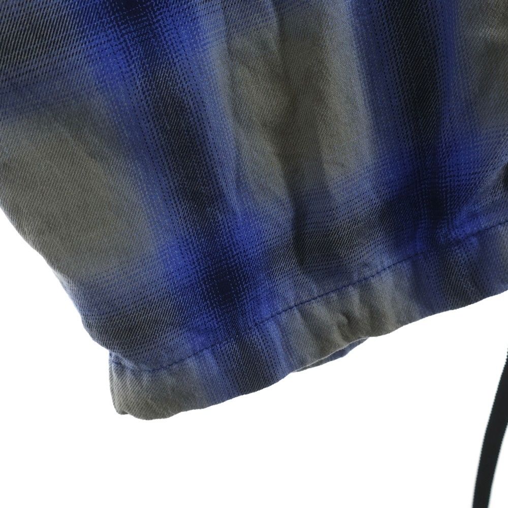 bal バル PLAID WIDE MOUNTAIN PANT チェックワイドマウンテンパンツ ブルー bal (バル) PLAID WIDE MOUNTAIN PANT チェックワイドマウンテンパンツ