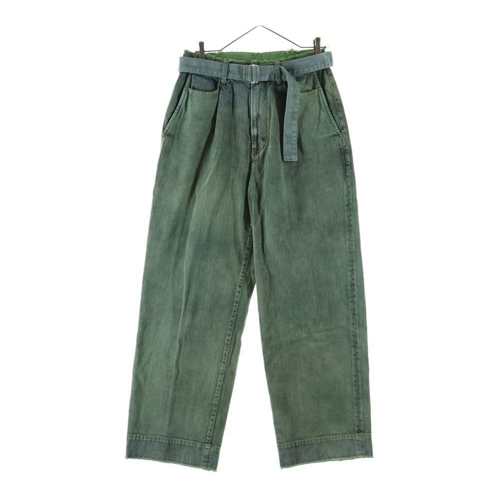YOKE (ヨーク) 24SS BELTED WIDE-LEGGED DENIM TROUSERS ベルトワイド