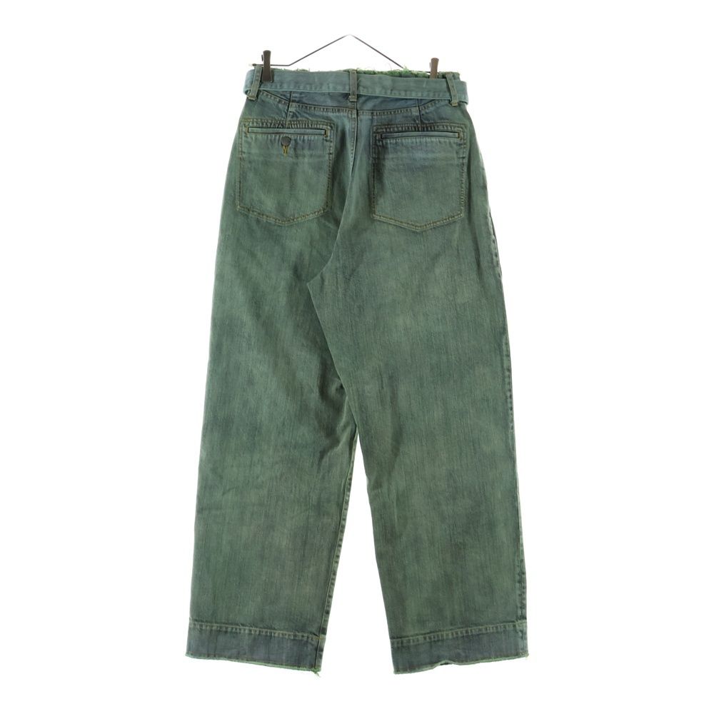 YOKE (ヨーク) 24SS BELTED WIDE-LEGGED DENIM TROUSERS ベルトワイド