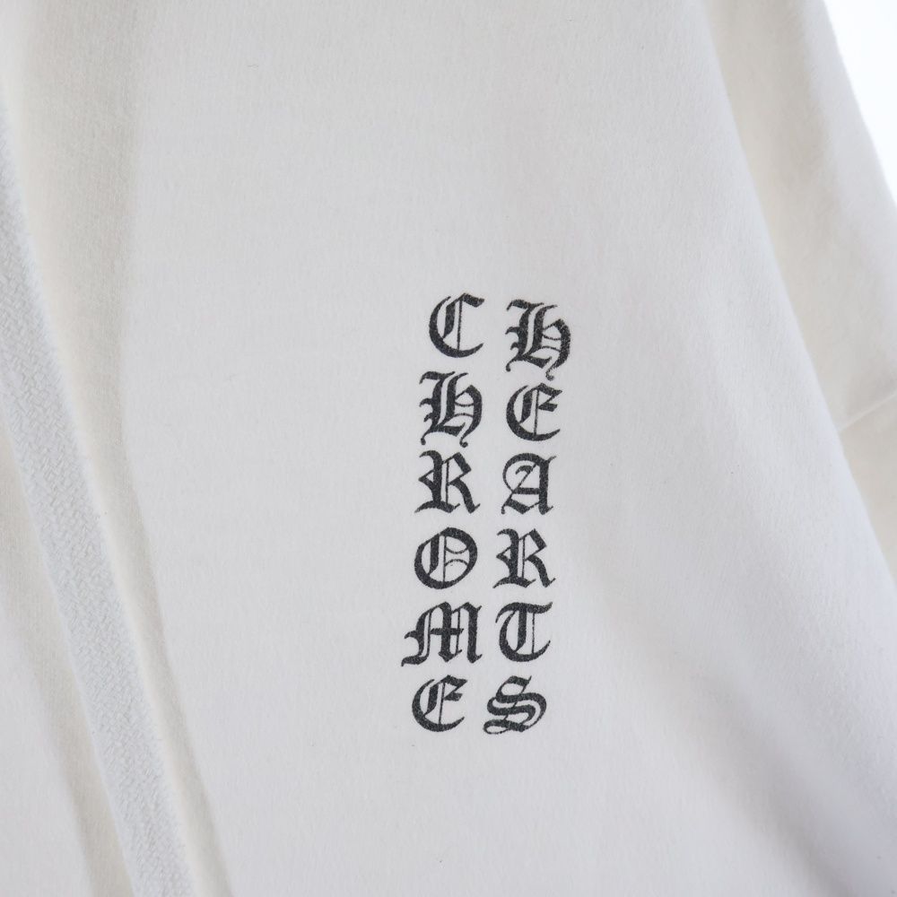 CHROME HEARTS (クロムハーツ) Vertical Arm Logo Zip Up Hoodie