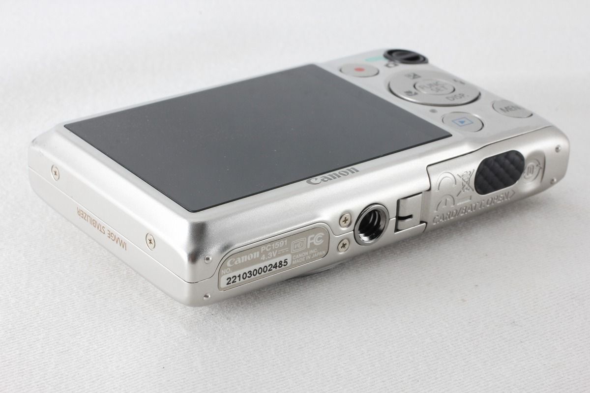 キヤノン CANON IXY 410F シルバー ストラップ付 コンパクトデジタル