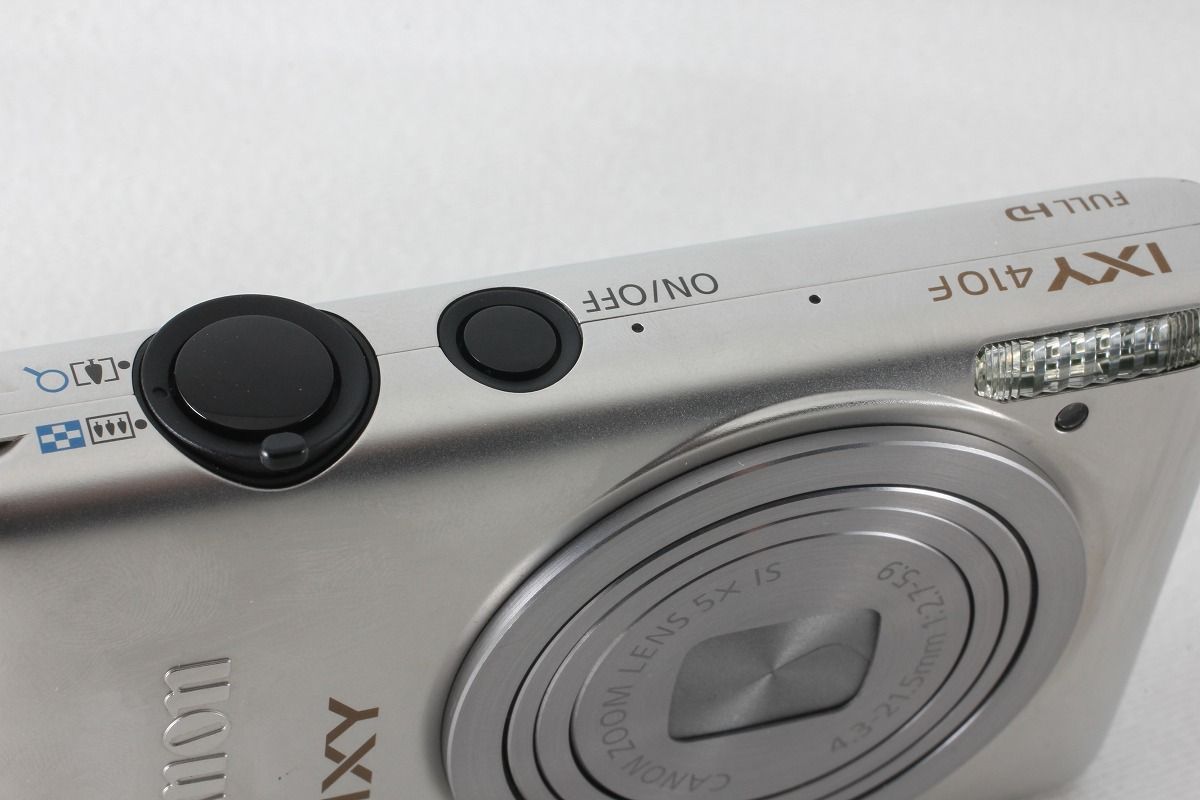 キヤノン CANON IXY 410F シルバー ストラップ付 コンパクトデジタル