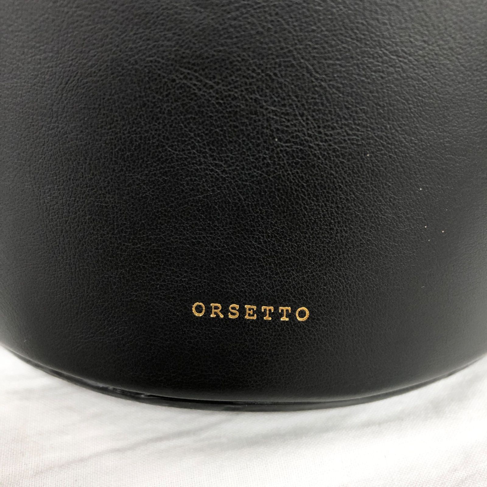 訳あり美品 ORSETTO オルセット CORDA ハンドバッグ カウレザー バケツ