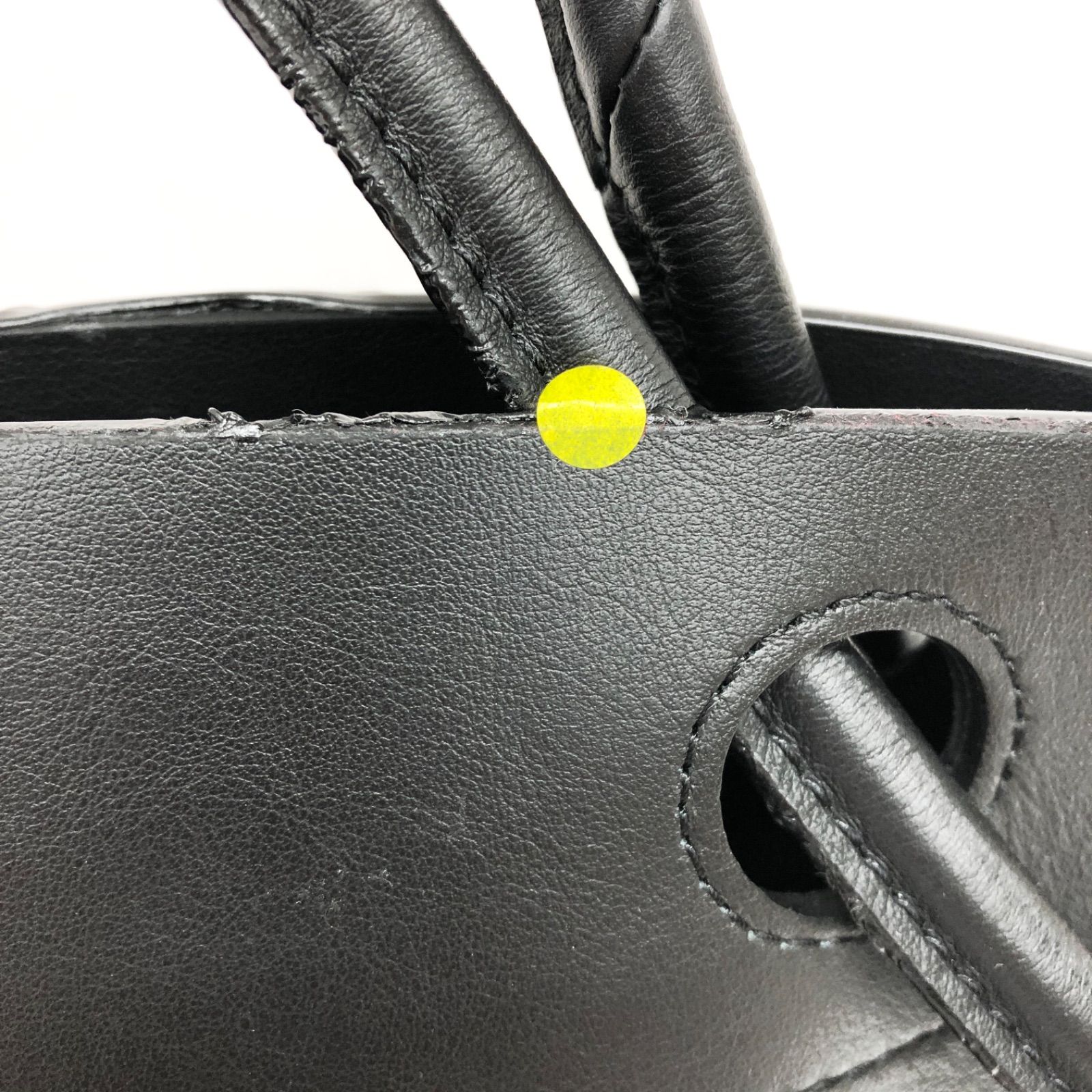 訳あり美品 ORSETTO オルセット CORDA ハンドバッグ カウレザー バケツ