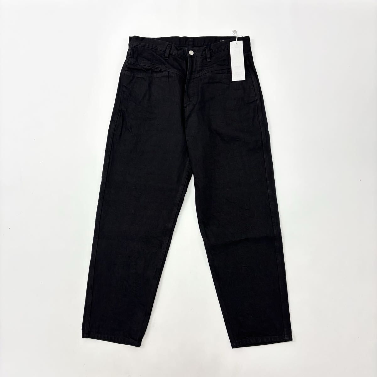 25aw 2025 新品 COMOLI コモリ COMOLI ブラック デニム テーパード 