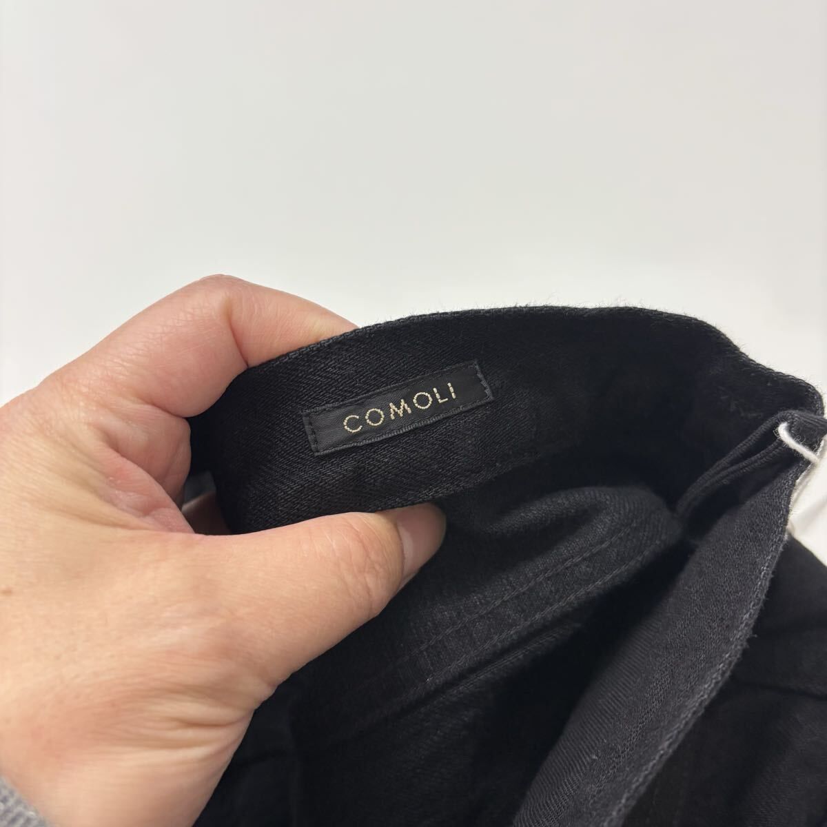 25aw 2025 新品 COMOLI コモリ COMOLI ブラック デニム テーパード 