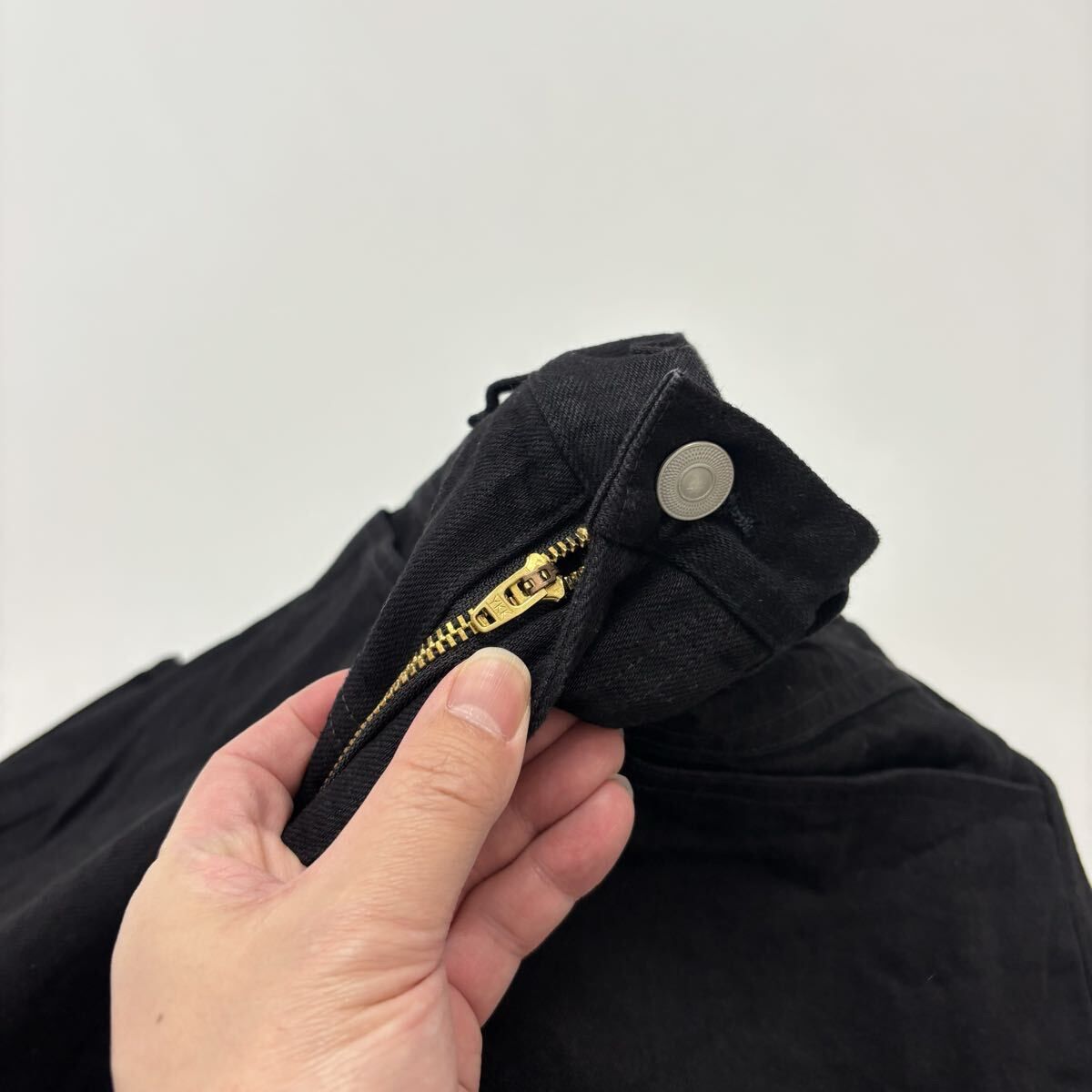 25aw 2025 新品 COMOLI コモリ COMOLI ブラック デニム テーパード 