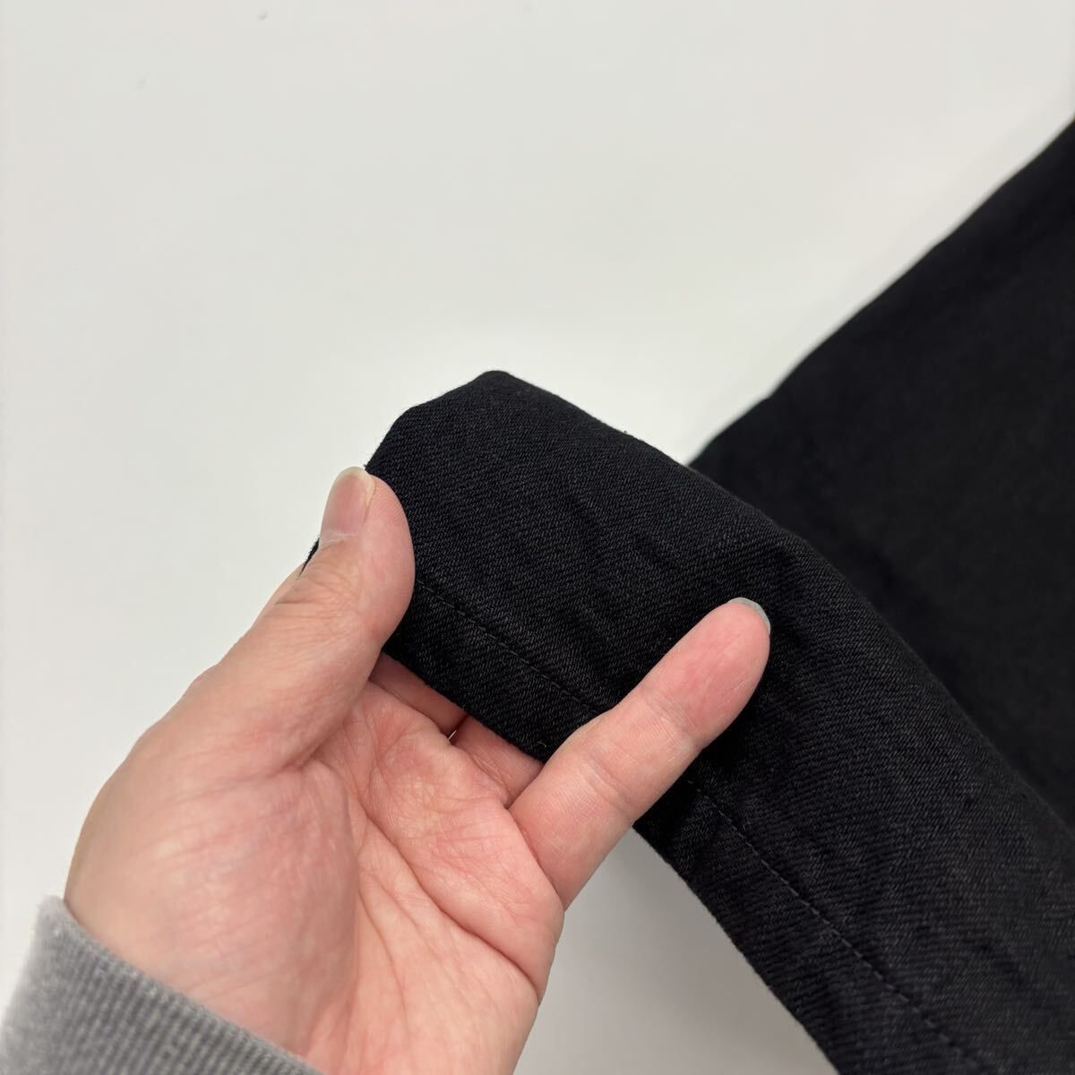 25aw 2025 新品 COMOLI コモリ COMOLI ブラック デニム テーパード 