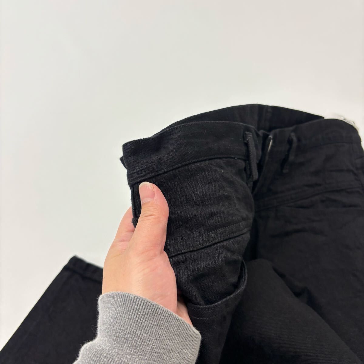 25aw 2025 新品 COMOLI コモリ COMOLI ブラック デニム テーパード 
