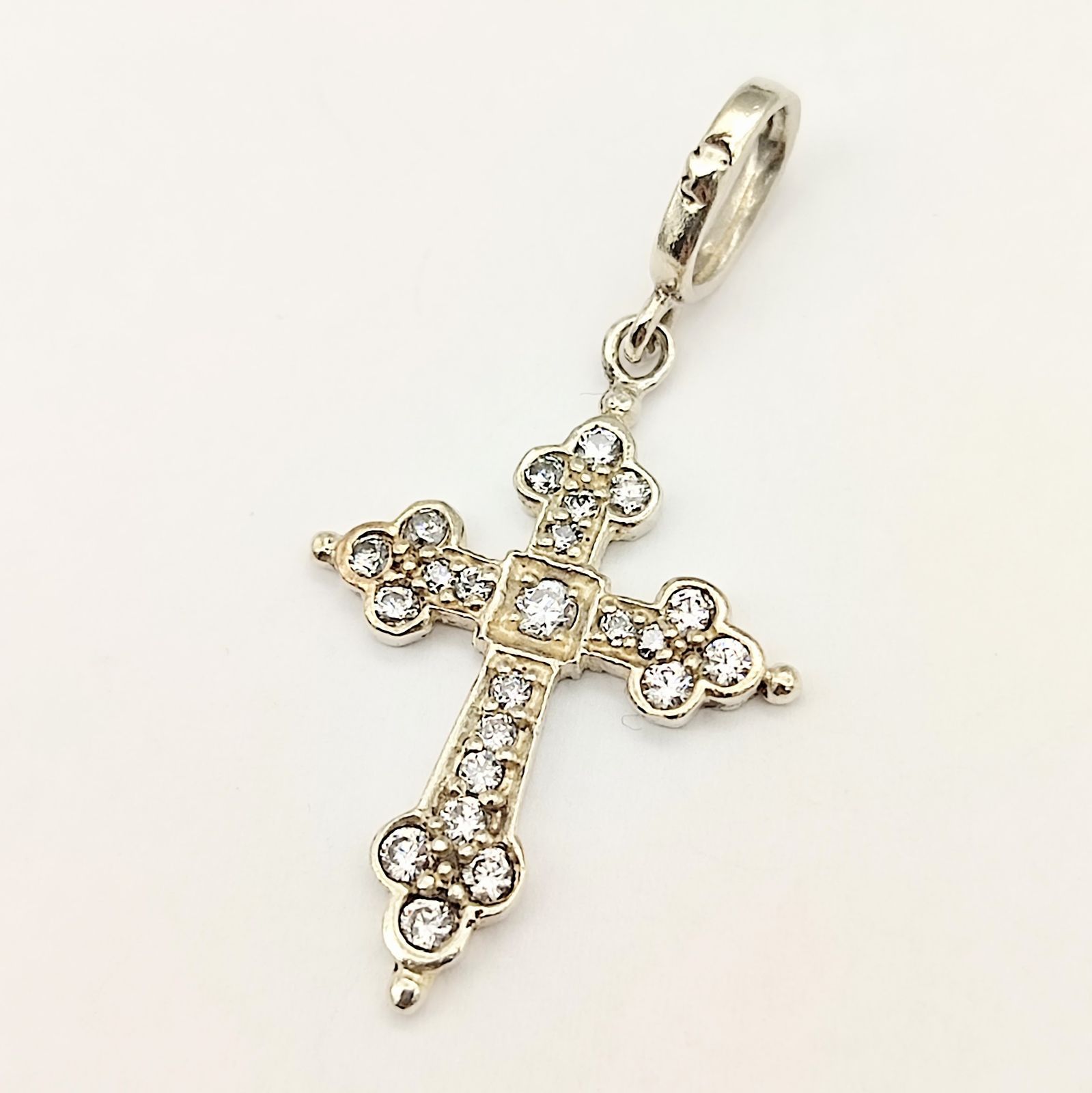 Loree Rodkin ローリーロドキンゴシッククロス ジルコニア ペンダント