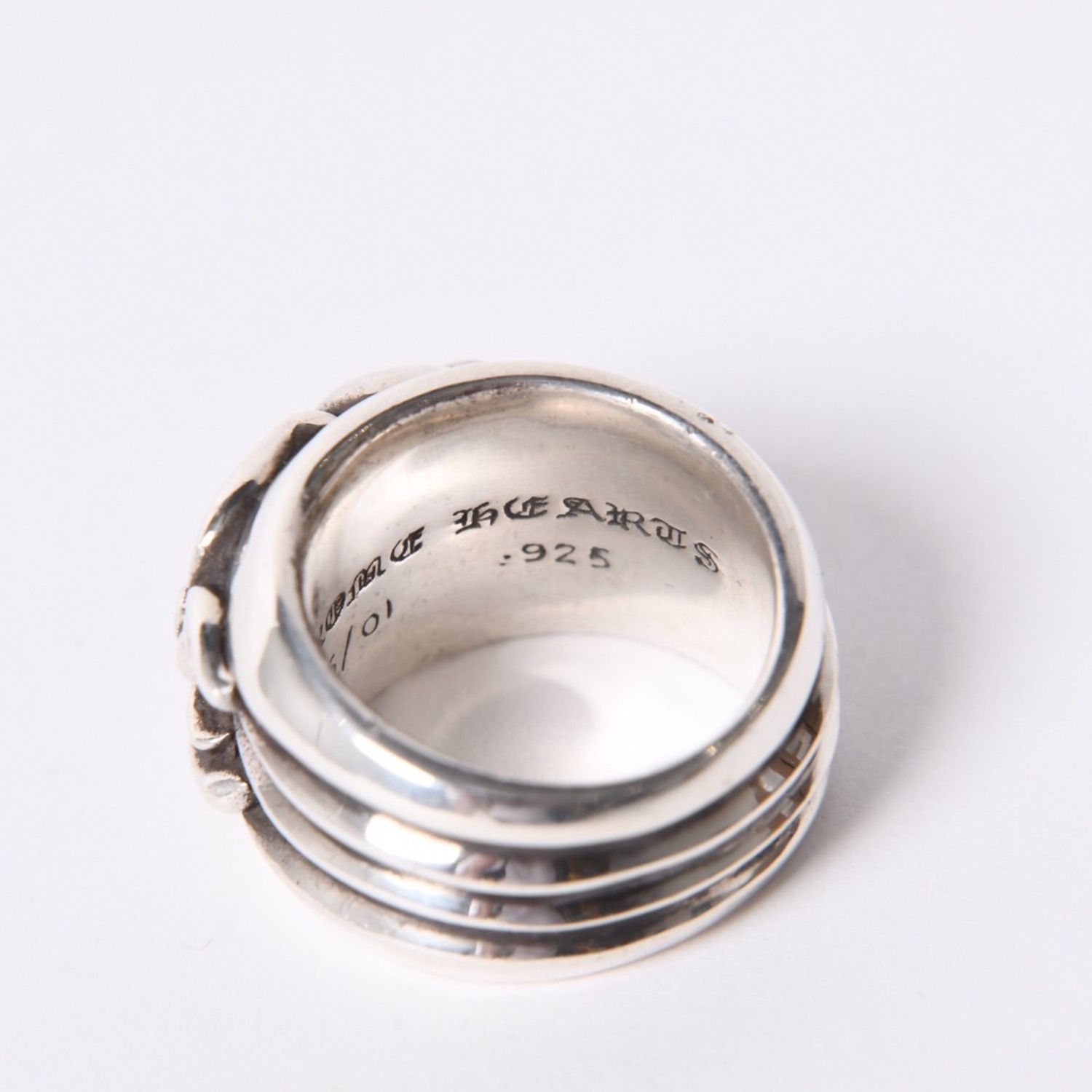 クロムハーツ　リング　シルバー CHROME HEARTS クロムハーツ ダガーハート リング 指輪 アクセサリー