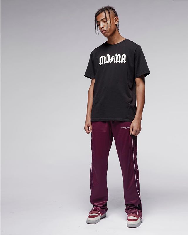 FASHION CRIMINAL LONDON | GLOW IN THE DARK TEE (BLACK) MDMA Tシャツ ロゴ グラフィック プリント トップス メンズ ブラック