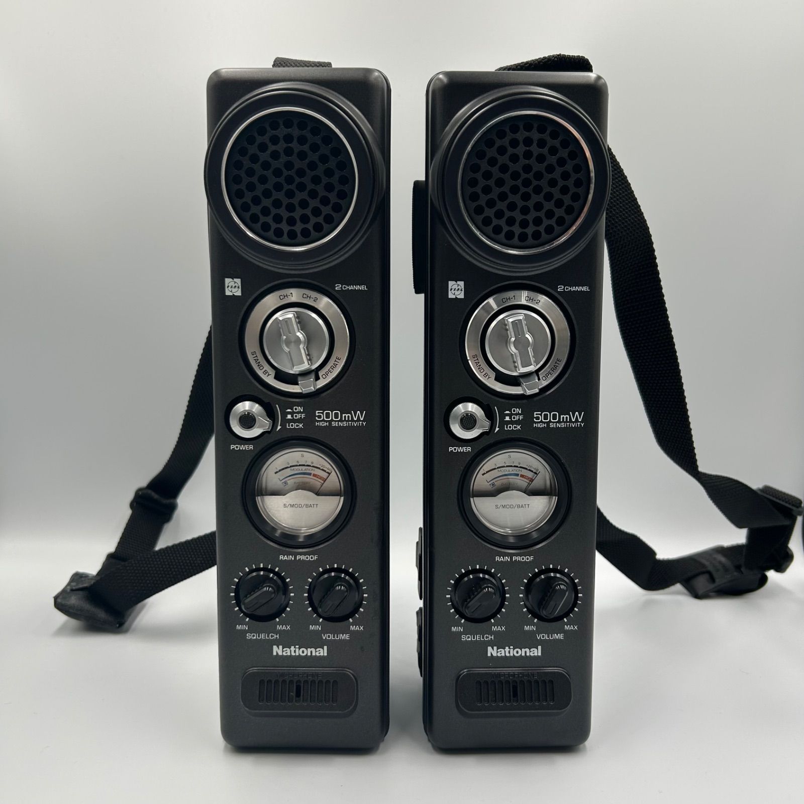 National/ナショナル CB トランシーバー RJ-360 2台セット 防雨型 無線