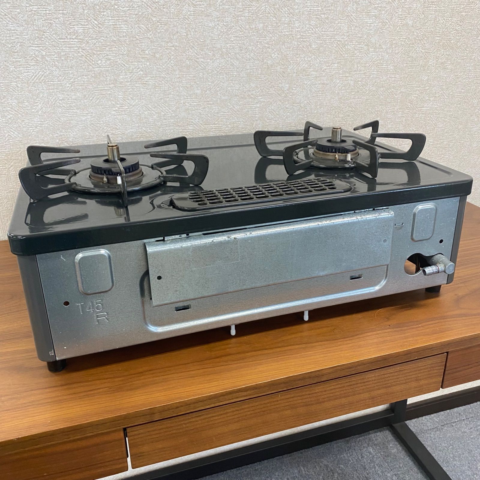 ◆中古◆格安◆リンナイ◆グリル付ガステーブル◆RTE565BKL◆都市ガス用◆2021年製 ◇中古◇格安◇リンナイ◇グリル付ガステーブル◇RTE565BKL◇都市ガス