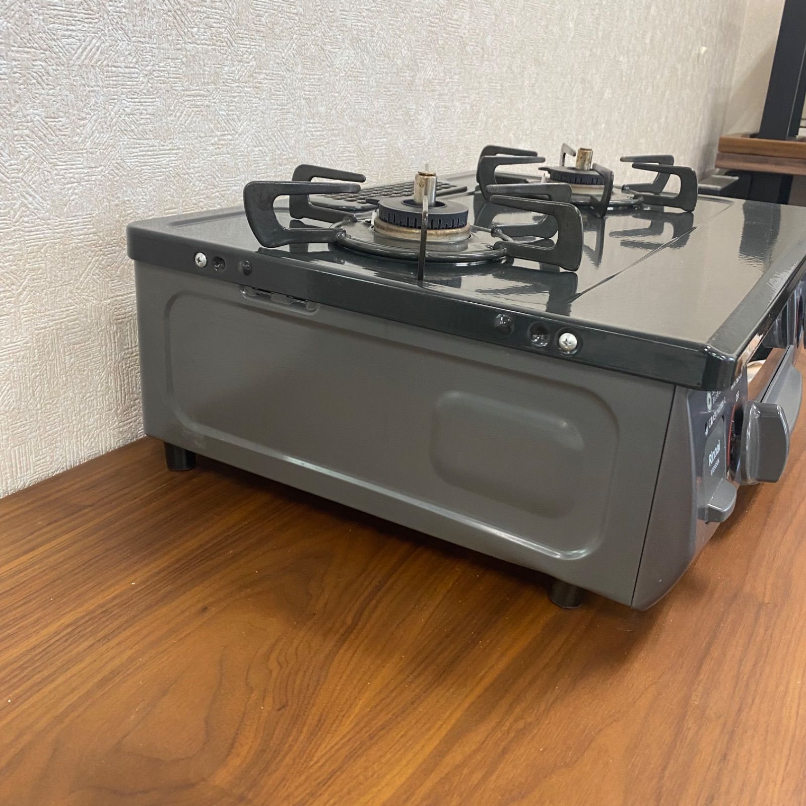 ◆中古◆格安◆リンナイ◆グリル付ガステーブル◆RTE565BKL◆都市ガス用◆2021年製 ◇中古◇格安◇リンナイ◇グリル付ガステーブル◇RTE565BKL◇都市ガス