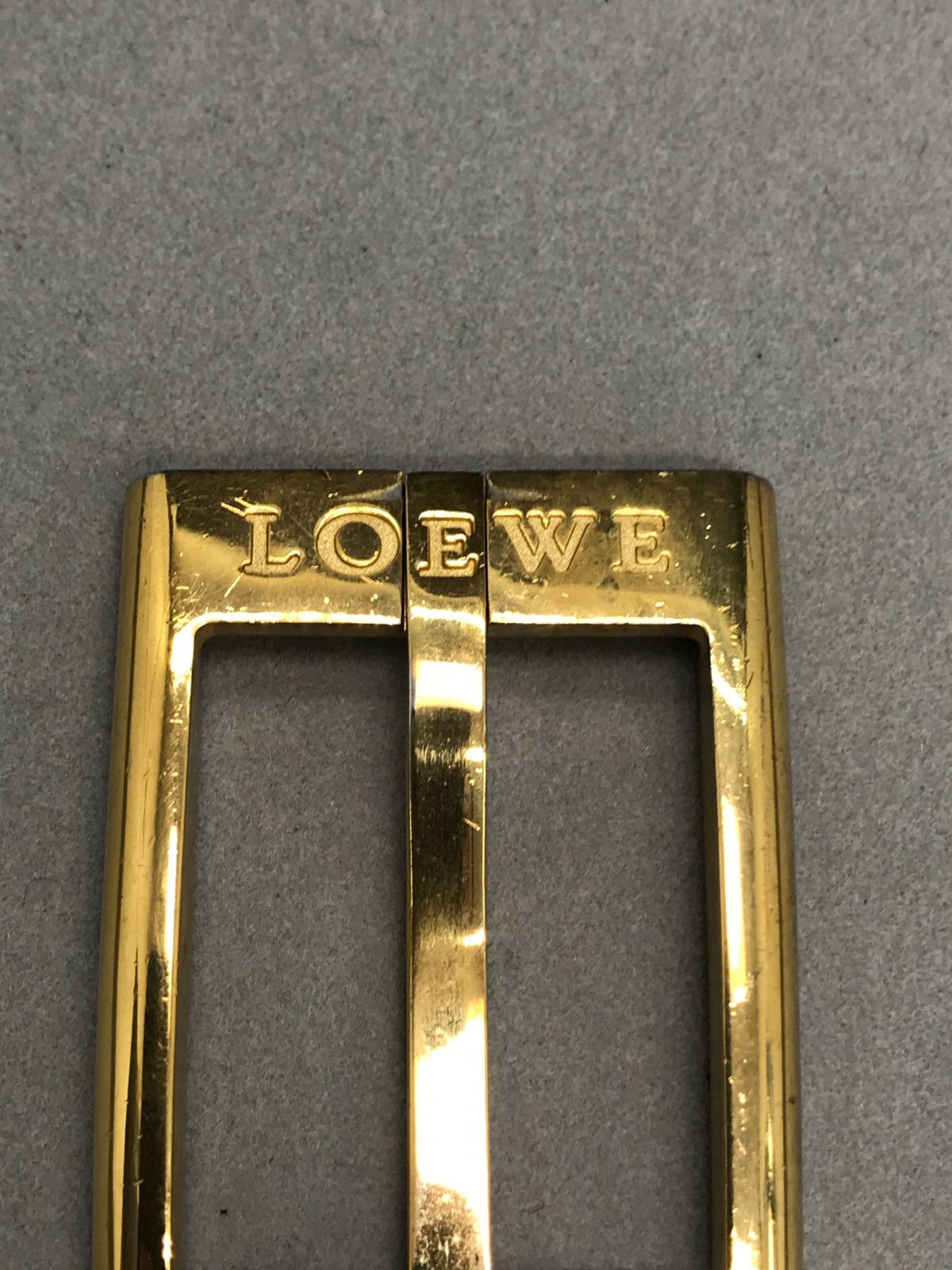 LOEWE ロエベ ベルト 表記サイズ50/90 レザー×スエード ブラウン系