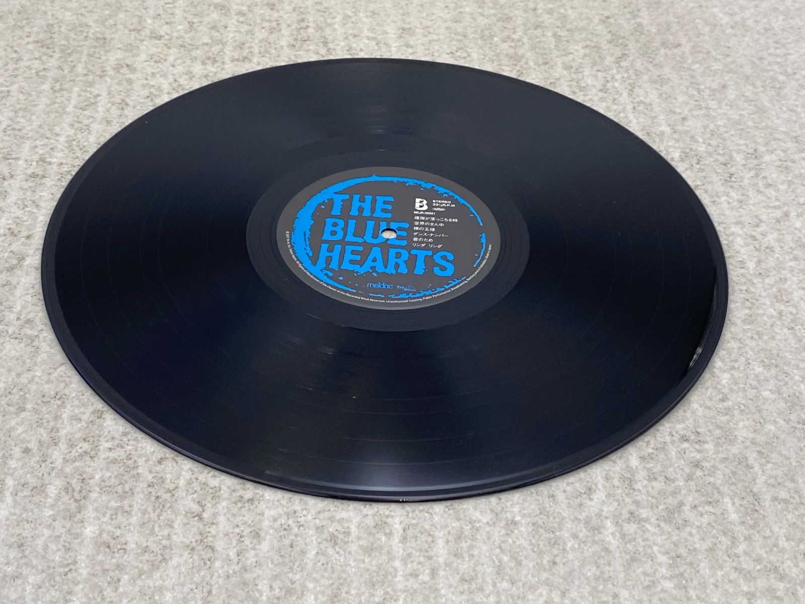 ザ・ブルーハーツ レコード 帯付き - メルカリ