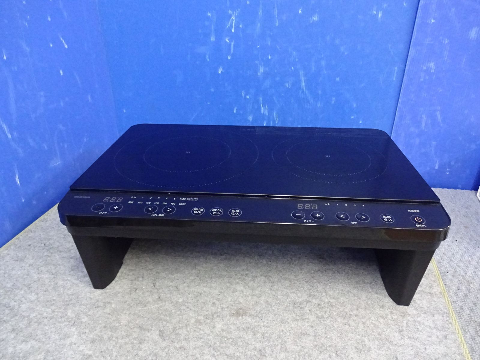 H101★アイリスオーヤマIHクッキングヒーター・IHK-WT41SAZ-B・2025年製・動作品・保証付き・送料無料★2604