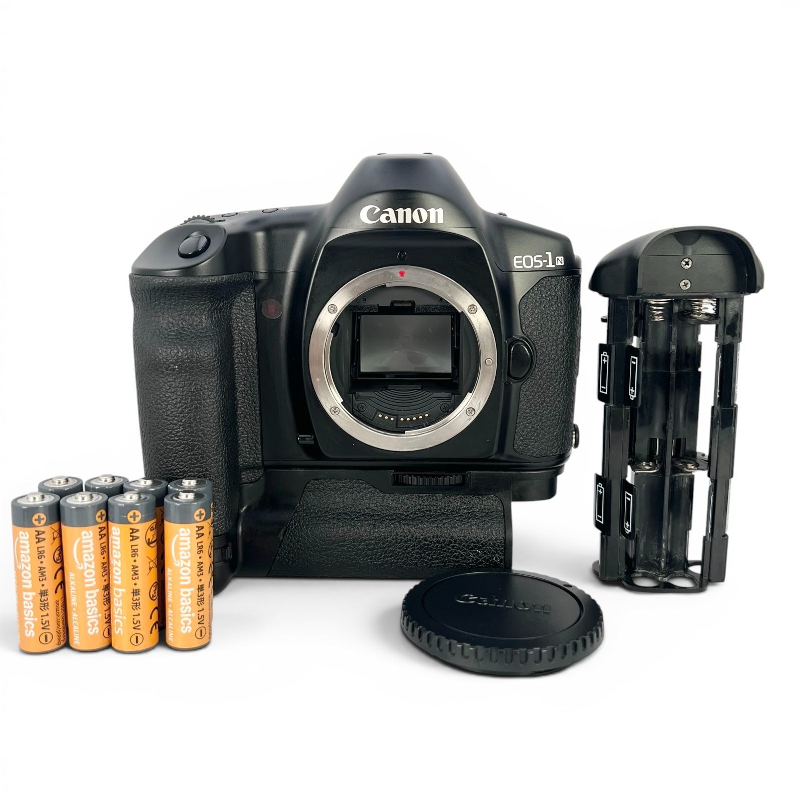Canon EOS-1N HS パワードライブブースター #1626 ☆動作品☆キヤノン Canon EOS-1N HS POWER DRIVE BOOSTER PB-E1付き